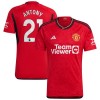 Maillot de Supporter Manchester United Antony 21 Domicile 2023-24 Pour Homme